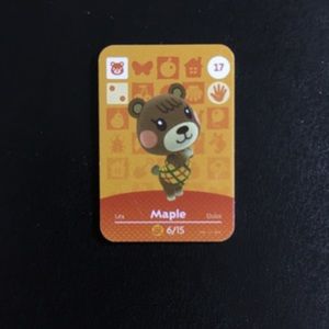 MINI FANMADE Animal Crossing Amiibo Card NFC Maple